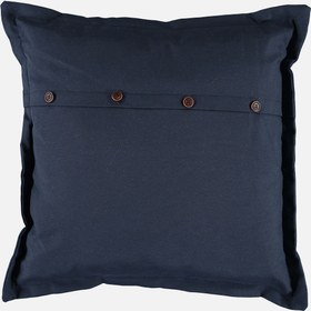 Resim Koyu Lacivert Pamuklu Kırlent (30x55) 