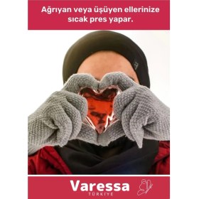 Resim Deluxe Seri Özel Üretim Kalp Şeklinde El Isıtıcısı Sihirli Jel Isıtıcı Torba Cep Sobası 2'li Set 