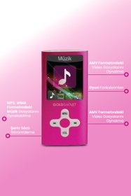 Resim Genel Markalar Mp3-224 Pembe 4gb Digital Ses Kayıt Özellikli Mp3 Player 