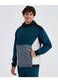 Resim Skechers M 2Xı-Lock Hoodie Sweatshirt Erkek Petrol Sweatshirt S232193-405 Petrol 