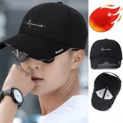 Resim 1 adet Ayarlanabilir Snapback Beyzbol Şapkası - Siyah, Tüm Baş Uzunlukları İçin Rahat Uygunluk, Şık ve Çok Yönlü, Polyester Malzeme, Spor Şapkası | Şık Siyah Şapka | Ayarlanabilir Uygunluk 
