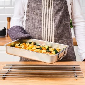 Resim Hobiurun Fırın kabı, paslanmaz çelik, 24x34 cm 