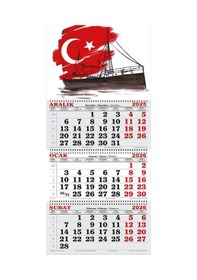 Resim 2026 Yılı Gemici Takvimi-bandırma Vapuru 