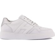 Resim Sail Laker's Sail Lakers - Beyaz Deri Bağcıklı Erkek Sneaker 