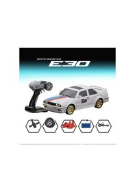 Resim Uzaktan Kumandalı 1:16 Bmw E30 Araba Full Fonksiyon Işıklı Drift Bmw E30 40 Km Hız Yapan E30 Beyaz 
