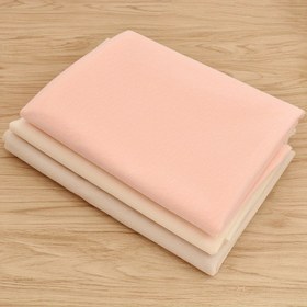 Resim 1 Adet Geniş (150cm/59") Pastel Pembe/Bej Bej Flanel Kumaş - Gerçekçi Açık Bej Dokusu, Oyuncak Yapımı, Maniken Dekorasyonu için - Yumuşak ve Esnek Malzeme DIY Projeler İçin - Yeni Başlayanlar ve Profesyonel El Sanatçıları için İdeal 