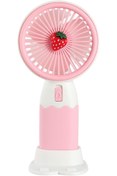 Resim STOREMAX jvnnastore Mini Fan Masaüstü Taşınabilir Telefon Stantlı Vantilatör 2si 1 Arada Taşınabilir 