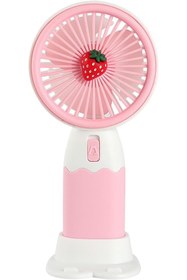 Resim STOREMAX jvnnastore Mini Fan Masaüstü Taşınabilir Telefon Stantlı Vantilatör 2si 1 Arada Taşınabilir 