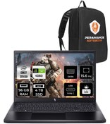 Resim ACER Nitro V15 i7 13620H 96GB 4TB SSD RTX4060/8GB 15.6'' 165Hz FHD FDOS Gaming Laptop & PER4 ÇANTA 