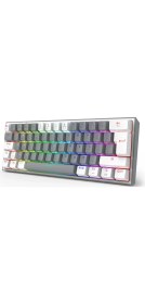Resim Redragon K616 Fizz Pro Rgb Red Switch 2.4ghz Kablosuz Türkçe Mekanik Oyuncu Klavyesi 