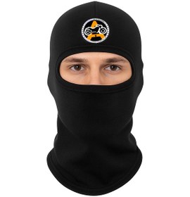 Resim Akgüneş Motogaraj Termal Balaklava: Hava Su Geçirmez Maske Siyah 