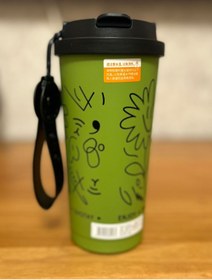 Resim high value ÇİFT İÇİM 500ML ASKILI TERMOS HAKİ (ARABA-OFİS- KAMP-OKUL) 