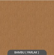 Resim RAFKESTİR Arena 3 Lü Duvar Raf Seti Bambu ( Mat ) 