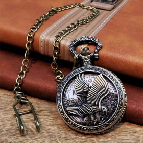 Resim Kartal Tasarımlı Köstekli Saat - Lisinya 