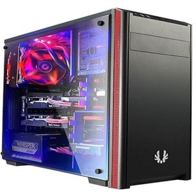 Resim BitFenix NOVA TG 2*120mm Fan Siyah 2*Usb 3.0 Tempered Glass Oyunc 