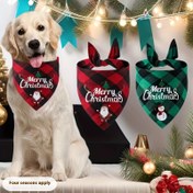 Resim 2 Adet/1 Adet Tatil Noel Baba ve Kardan Adam Köpek Bandanaları, Noel Temalı, Dayanıklı Kumaş, Köpek Noel Kostüm Aksesuarları, Yumuşak Malzeme, Noel Evcil Üçgen Atkılar, Mevsimlik Köpek Bandanası,Bayramlık Evcil Hayvan Giyimi,Bayram Deseni,Noel Baskısı,Hafif Kumaş,Rahat Kesim,Evcil Hayvan Aksesuarı 