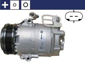 Resim Opel Astra G 1.4 1.6 Z16XE Z14XE Klima Kompresörü MAHLE Marka 