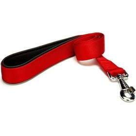 Resim Markapet Köpek Gezdirme Kayışı 1,5 cm x 115 cm Kırmızı 