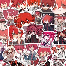 Resim 64 adet Kasane Teto Anime Sticker - Canlı Karışık Renkler, Kendinden Yapışkanlı Artı Olmayan Çıkartmalar, Dizüstü Bilgisayarlar, Bardaklar, Kaykaylar, Gitarlar için - Yüksek Kaliteli Kağıt Malzeme, Sevimli Anime Karakter Tasarımları, Gitar Çıkartmaları, Dizüstü Bilgisayar Süslemesi, Eğlenceli Tasarım, Artı Olmayan Çıkartma 