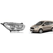 Resim FAR SAĞ TRANSIT COURİER 14- MOTORLU KROM ÇERÇEVELİ AYFAR 505920 