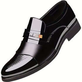 Resim Erkek Slip-On Loaferlar - Üst & EVA Taban, Ofis ve Günlük Kıyafetler için Rahat Düşük-Toplu Ayakkabılar, Bordo & Siyah 