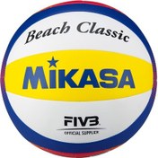 Resim Mikasa Bv552c-wybr Sentetik Deri Plaj Voleybol Topu Çok Renkli 