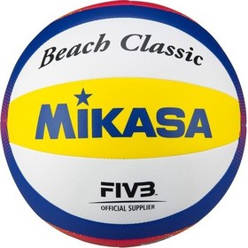 Resim Mikasa Bv552c-wybr Sentetik Deri Plaj Voleybol Topu Çok Renkli 