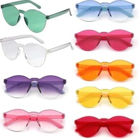 Resim MCM Group Oval Şekilli Çerçevesiz Parti Gözlüğü 6 Renk 6 Adet 