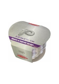 Resim Aspilatör Borusu Telli 127 Mm 3 Metre 