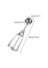 Resim Wondernest Paslanmaz Çelik Lichen Kepçe Kaşık Hamur Dondurma Çerez Adet 1 Qm - Dayanıklı Mutfak Ekipmanı 