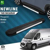 Resim S-Dizayn Peugeot Boxer 3 Kısa Şase NewLine Aluminyum Yan Basamak 203 Cm 2006 Üzeri A+ Kalite 
