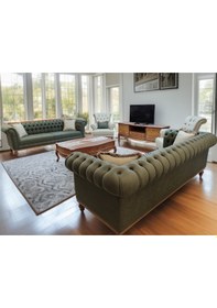 Resim İtalyan Chester Koltuk Takımı 