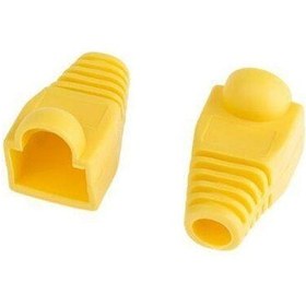 Resim Platoon RJ45 Kılıf RJ45 Plastik RJ45 Koruyucu RJ45 Cover Sarı RJ45 Kılıf 