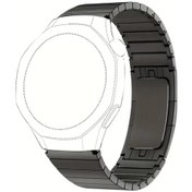 Resim Oldfriend 22mm Paslanmaz Çelik Kayış: Huawei Gt5 Pro Gt4 Gt3 Gt2, Xiaomi Watch 2 Pro S4 S3, Redmi Watch 5 Active, Amazfit Balance Gtr Uyumlu Gri 