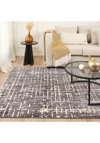 Resim Kaşmir Halı 7/24 İskandinav Sten Antrasit Salon Mutfak Halısı Yolluk Antrasit 