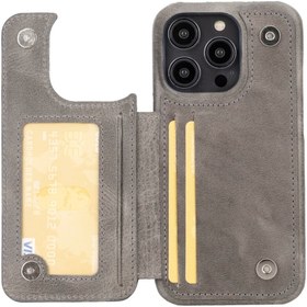 Resim bouletta Iphone 14 Pro Max Uyumlu Deri Kılıf Ubw Tn18ef 