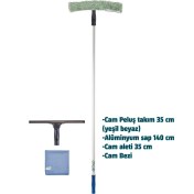 Resim Mediterian Pratik ve hızlı cam temizlik seti, kadın ve erkekler için mükemmel araç 