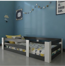 Resim Herseycik Ninnimo Montessori Suntalam Karyola Y19-Beyaz-Antrasit Antrasit - Beyaz 