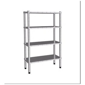 Resim Empero Emp.d.2.61107-18-4 Düz Raf Inox 610 1070 4 Katlı 1800 