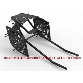Resim Bajaj Dominar 400-d250-400ug Uyumlu Çanta Demiri+yan Çanta Demir 3lü Set Topcase 2017-2024 - Arasmo 