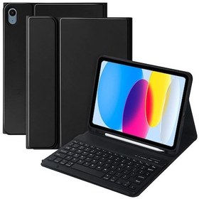 Resim Apple Uyumlu iPad Air 11inç M2 2024 Kılıf Kablosuz Klavyeli Kılıf Mobax A2902 A2903 A2904 Kılıf 