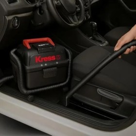 Resim Kress KH035.9 20Volt 250W/17Kpa Flexi Esnek Hortumlu Şarjlı Islak/Kuru Süpürge & Üfleme (Akü Dahil Değildir) 