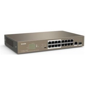 Resim TENDA TEF1118P-16-150W 16PORT 10/100 POE SWITCH 