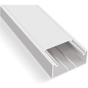 Resim Beyaz Kablo Kanalı 2 Metre 100X50 Mm, Dayanıklı ve Pratik Elektrik Düzenleme Çözümü 