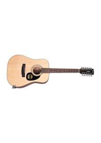 Resim Cort Ad810-12op Akustik Gitar 12 Telli Open Pore Ladin Kapak 
