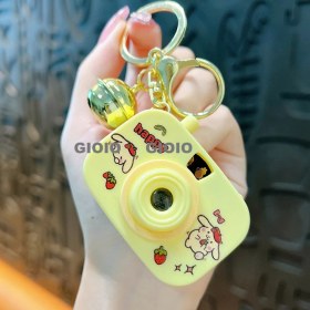 Resim Silver1 Yeni Sevimli Çizgi Film Işıklı Işık Kulomi Büyük Kulak Köpek Hediye Kutusu Anahtarlık Araba Okul Çantası Dıy Kolye Hediye (Yurt Dışından) 