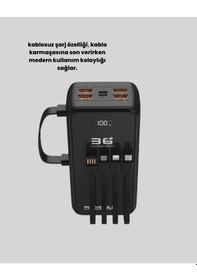 Resim Hızlı Şarj Destekli Powerbank Tüm Cihazlarla Uyumlu 