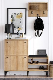 Resim Decormet Bred Ayakkabılık Safir Meşe 