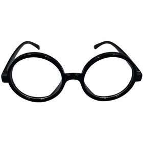 Resim Parti Gözlük Retro Yuvarlak Siyah Camlı 14x4 Cm Tüm Yaşlar 