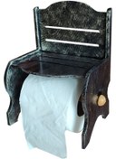 Resim Ahşap Bambu Mermer Desenli Wc Kağıtlık Wc Kağıtlığı 